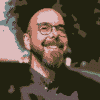 Oldrup.dk site icon, 4-bit colour